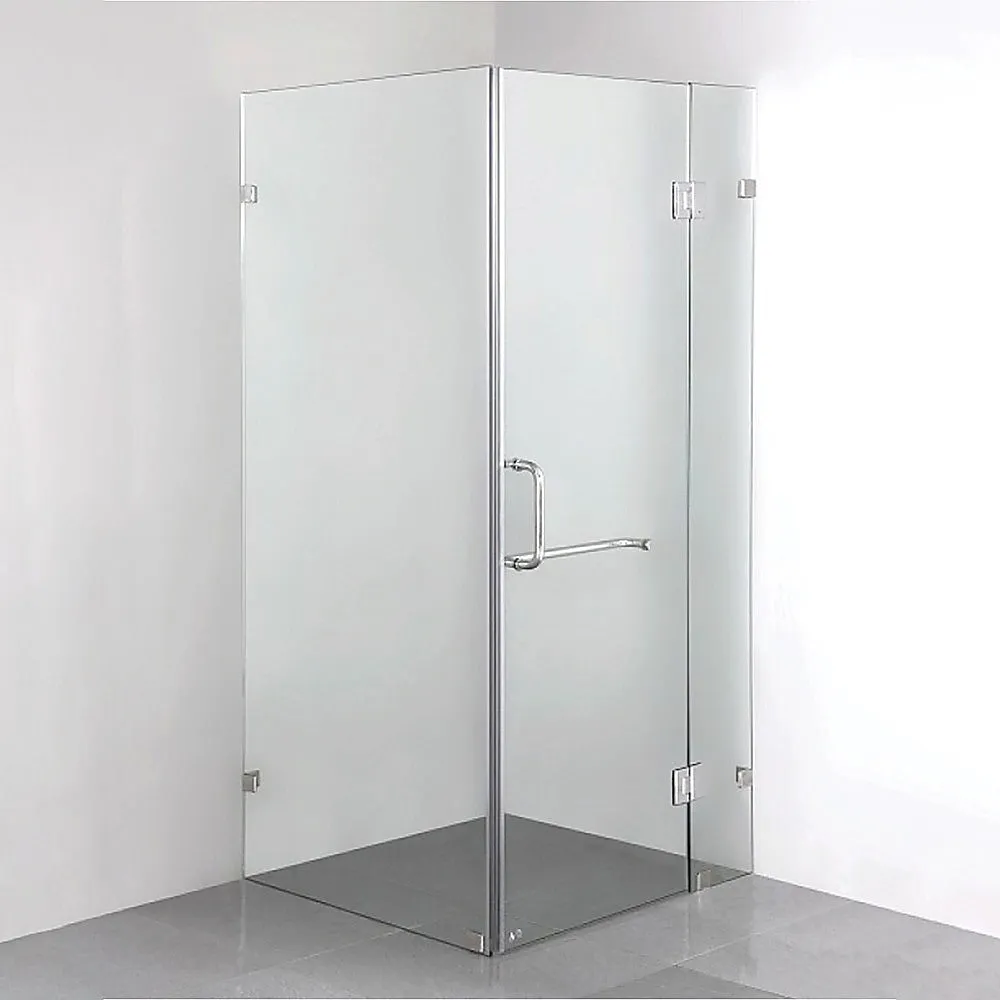 1000 x 900mm Frameless 10mm Glass Shower Screen | By Della Francesca