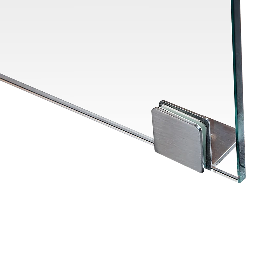 1000x1000mm Frameless 10mm Glass Shower Screen | Della Francesca