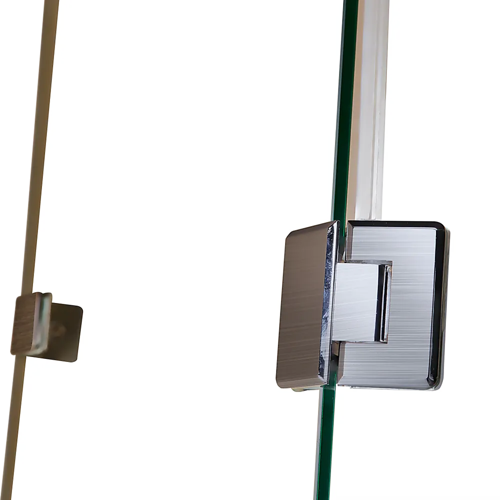 1000x1000mm Frameless 10mm Glass Shower Screen | Della Francesca