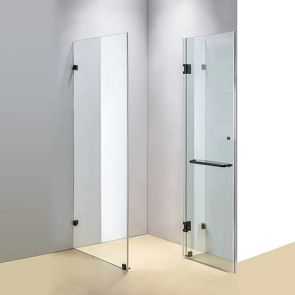 1100 x 800mm Frameless 10mm Glass Shower Screen | By Della Francesca