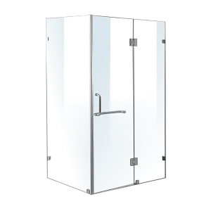1100x900mm Frameless 10mm Glass Shower Screen | Della Francesca
