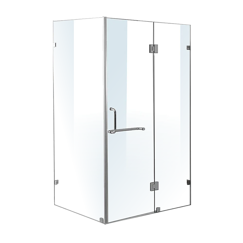 1100x900mm Frameless 10mm Glass Shower Screen | Della Francesca