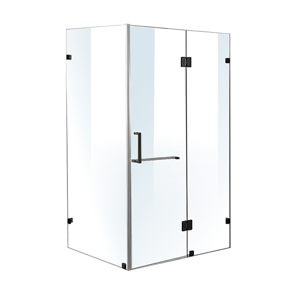 1200 x 1000mm Frameless 10mm Glass Shower Screen
