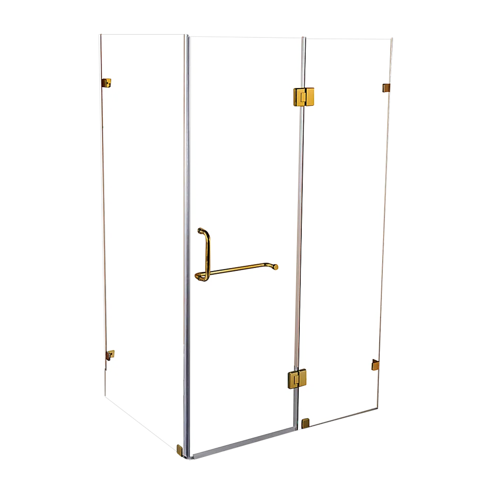 1200 x 900mm Frameless 10mm Glass Shower Screen | Della Francesca Design