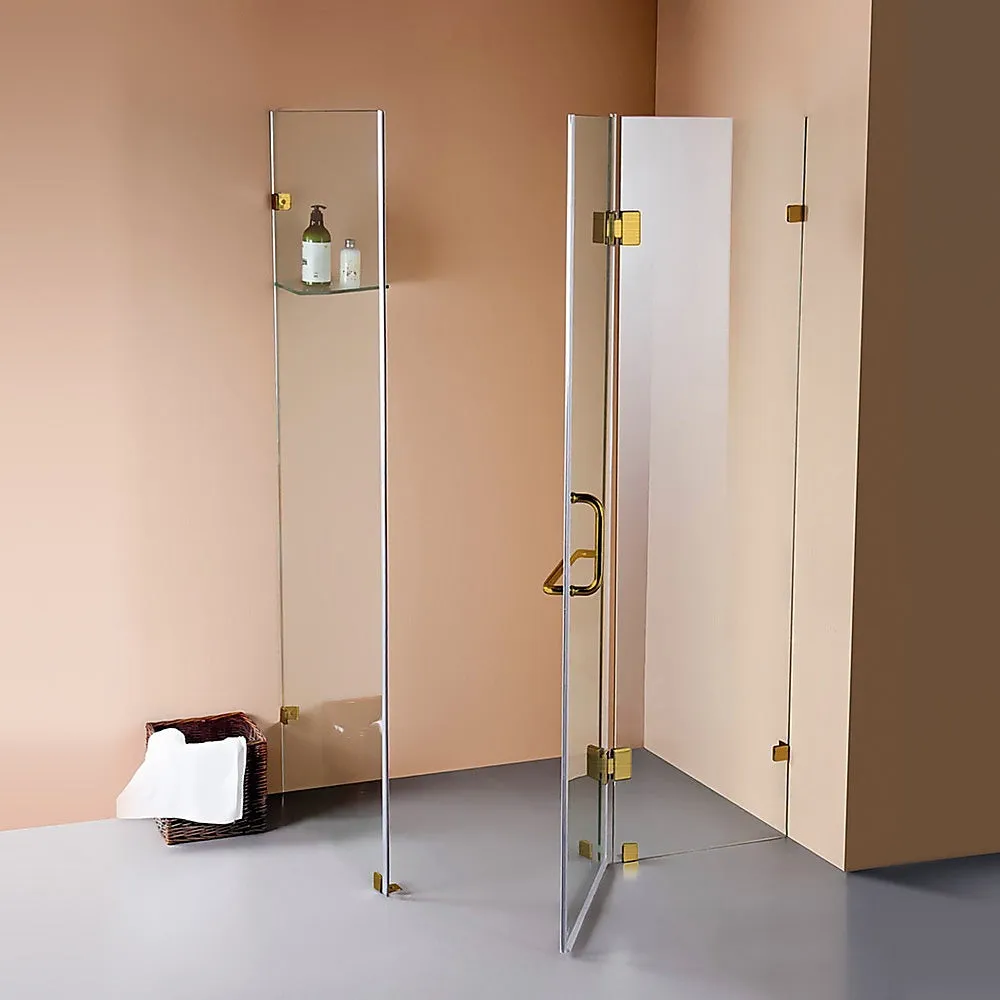 1200 x 900mm Frameless 10mm Glass Shower Screen | Della Francesca Design