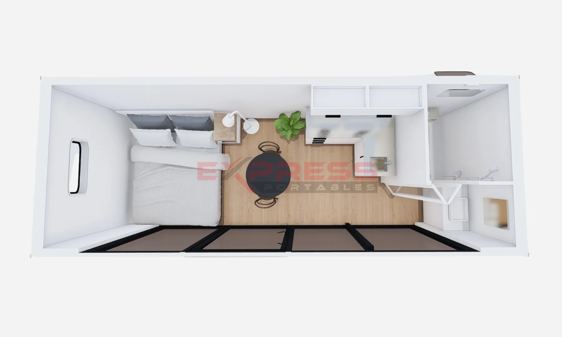 6m Spacee Lite with Kitchenette & Bathroom