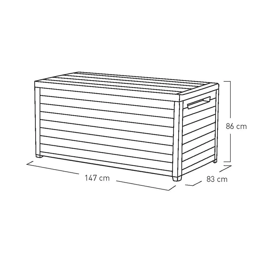 Anthracite Outdoor XXL Storage Box