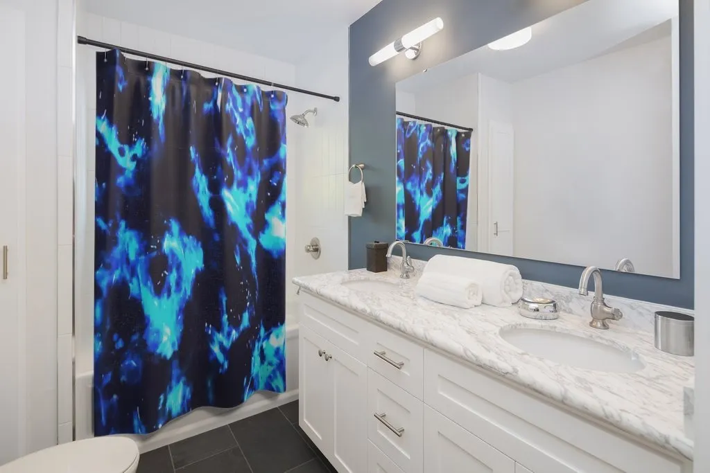 Blue Cenote Shower Curtain