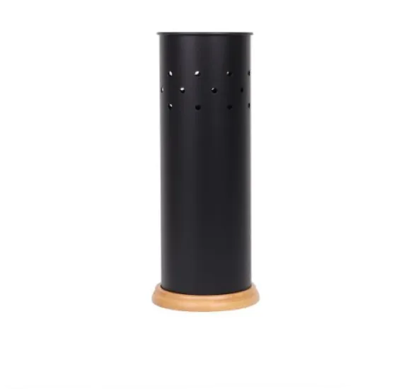 Eco Basics Toilet Roll Holder Black