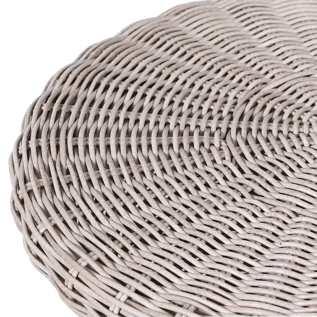 Hand Woven Wicker Stool