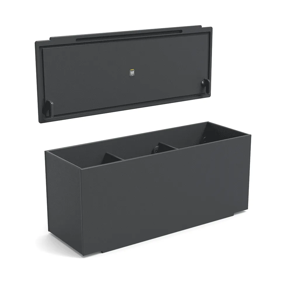Mondo Triple Storage Box with Lid (40 Gallon)