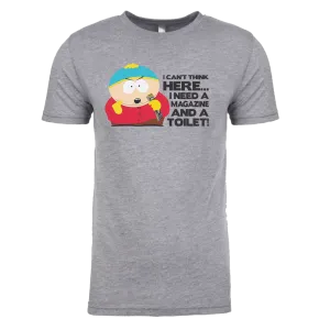 South Park Cartman Magazine and a Toilet Tri-Blend T-Shirt