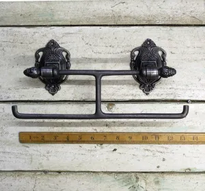 Toilet Roll Holder - Acorn Finial Double